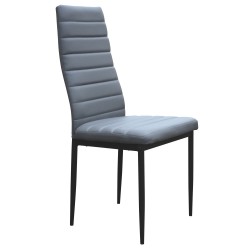 Chaise de Salon - PRIMO simili gris