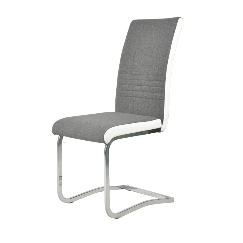 Chaise Tissu - LANA gris foncé Chaise Tissu - LANA gris foncé