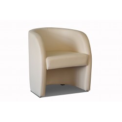 Fauteuil cabriolet LILLY Simili beige 1