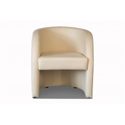 Fauteuil cabriolet LILLY Simili Beige 3