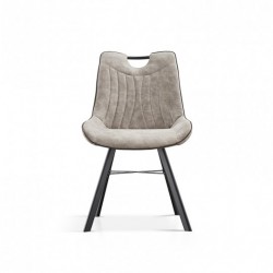 Chaise - PABLO gris clair 2