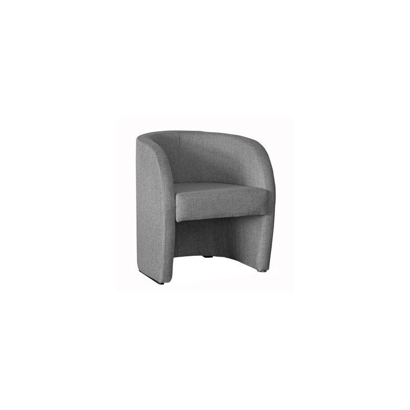 Fauteuil cabriolet LILLY Tissu gris 1 Fauteuil cabriolet LILLY Tissu gris 1